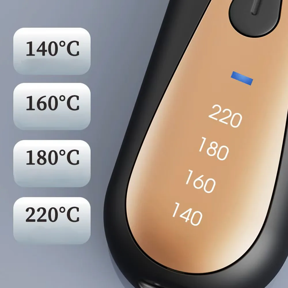 Cepillo Plancha Cabello Inalámbrico Recargable USB - Imagen 2